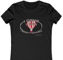 Womens Graphic Tee, Hot Air Balloon TShirt, Opossum Adventure Shirt, Gift for Travelers, Casual Wear, Trashcats Tee, Possum Lovers S