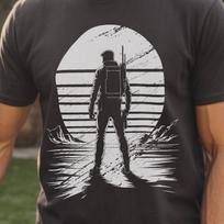 Retro Raiders Inspired T-Shirt Retro ARC Futurist Soldier Tee Dystopian Sci-Fi Gaming Shirt Vintage Synthwave Cozy Goth Cassette Aesthetic M