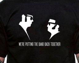 We’re Putting The Band Back Together The Blues Brothers T-Shirt Uneek T-Shirt Gift Tee Soul Revival Band 3XL