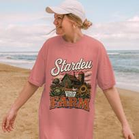 Stardew Valley T-Shirt Gamer Girl T-shirt Indie Game Apparel Cozy Gaming Tee Gift For Girlfriend Pelican Town Farm Vintage Farm Design 3XL