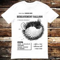 Bereavement Balloon Fish Fishing Fishy T Shirt Meme Gift Shirt Funny Tee Vintage Style Aesthetic Unisex Gamer Cult Movie Music 6277 L