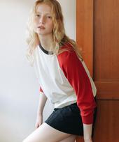 Annies Peter Raglan Knit (Red) Red