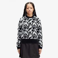Fred Perry [Amy Winehouse] Animal Jacquard Knit - Ecru Afpf2438119-560 Ecru/S