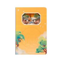 2025 New A5 Notebook Customized Business 3D Kung Fu Cartoon Character Glue Office Supplies Enterprise Customized Paper Crafts (as the picture,136*206*12mm&A5)