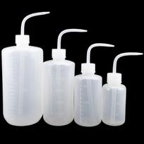 Bingyu BY-2021 LDPE Plastic Wash Bottle with Bent Tube and Scale 500ml