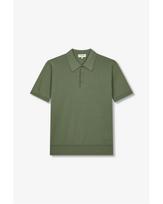 Man On The Bun Essentials Short Sleeve Polo Sweater_Olive 4714113020 Olive/Xxl
