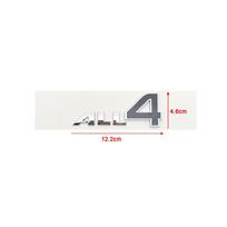 Visos 4 raidės Emblema Ženklelis 3D Metalinis Lipdukas Automobilio Kėbulo Sparnas Bagažinė Lipdukas Dekoras For MINI Cooper Countryman Paceman Clubman ir kt. ALL 4 sidabro pilka spalva