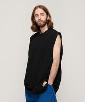 Cargo Bros Bio Over Sleeveless T-Shirt (Black) Free