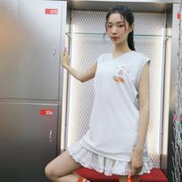 Rap [Kovo] 25~26 Ok Savings Bank Sleeveless T-Shirt Ar7Gt712 Orange/Ff