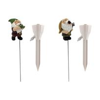 Rustic Gnome Self Watering Spike Resin Smart Plant Waterer  for Indoor Outdoor Self Watering Spike