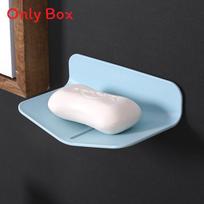 V Shape Soap Dispenser Wall Mount With Drip Tray For Bathroom Storage And Convenience dangaus mėlyna spalva