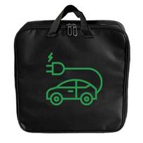 Electric Car Charger Cable Bag Waterproof EV Charger Cable Handled Bag EV Extension Cords Adapters Container Car Trunk Organizer A