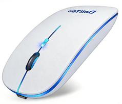 Wireless Mouse with Silent LED DPI Optical Compact Eco Ambidextrous USB Easy Plug and Compatible with Windows PCs High-Precision, High-Sensitivity