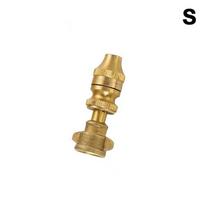 Solid Brass Garden Hose Nozzle Adjustable Spray Rust Resistant 1Pcs for Lawn Watering Car Washing Patio Cleaning S