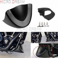 Front Chin Spoiler Fairing Air Dam Fairing w/ Mounting Kits For Harley Dyna Wide Glide FXDWG Low Rider FXDL Street Bob 2006-2021 matinė juoda spalva