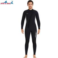 Mens 3mm Full-Body Wetsuit Scuba Diving Surfing Snorkeling Winter Swimming Thermal Protection Medium pilka