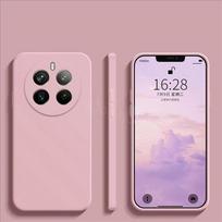 For Realme 12 Pro Plus Case Liquid Silicone Plain Rubber TPU Protector Case Realme 12 Pro Plus Case Realme 12 Pro Plus Cover Realme 12 Pro Plus rožinė