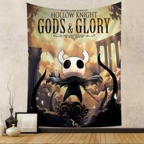 Game Anime H-Hollow K-Knight Tapestry Art Printing Bohemian Wall Tapestries Mandala Decor Blanket 100X70CM