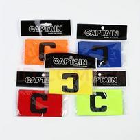 5pcs Captain Badge Soccer Competition Sleeve Patch Elastic Sticker Event Armband Twisting C-Shaped Badge 5pcs