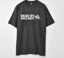 Dead By Daylight DoubleSided Logo TShirt Black Cotton Japan Limited Original M