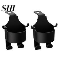 Universal Car Headrest Hook 2Pcs Cup Holder Strong Load Bearing Multi-functional Phone Organizer Auto Seat Back Mount Hanger Interior Accessories juoda