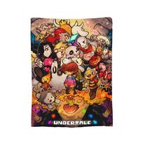 Undertale Antklodė Koralinis Fleece Pliušas Vasaros Daugiafunkcinė Minkšta Mėtoma Antklodė Lovai Lauko Pliušinė Plona Antklodė 75cmx90cm