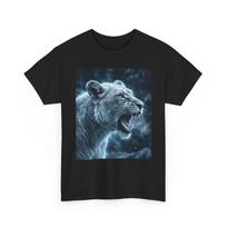 Funny Lion Monkey Meme Brainrot T-Shirt; Ironic Rage Bait Tee; Matching Meme Squad Top S