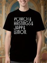 Agatha Christie Hercule Poirot Characters Lineup Oversize... S įvairiaspalvis