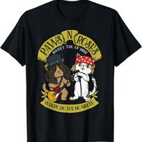 Funny Cat Paws Rock Music Gift Men Kids Women Funny Cat T-Shirt S įvairiaspalvis