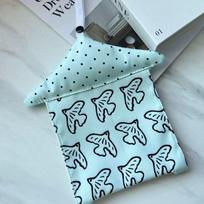 House Shape Household Tissue Box Pigeon Pattern Car Tissue Bag Cute Hanging Tissue Storage Bag šviesiai žalios spalvos
