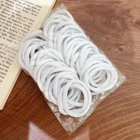 50PCS Non-Slip Colorful Elastic Hair Ties High Elastic Ponytail Holders New Hair Rope  For Girls 4
