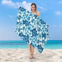 Tropical Palm Leaf Beach Towel Microfiber Quick Dry Absorbent Lightweight Monstera Print Towel for Beach Pool Vacation Travel 50x100cm