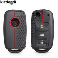 Car Accessories Cover for Volkswagen Vw Golf 5 Plus 6 4 Polo Sedan Bora Jetta Tiguan Passat B5 B6 Key Case for Skoda Octavia A5