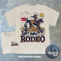 Vintage Rodeo Cowboy T-shirt: Western Graphic Tee 3XL