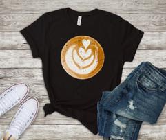 Barista Coffee Art Shirt, Cappuccino Lover Gift, Coffee Queen T-shirt, Love Art and Coffee Shirt, Bartender Coffee Maker Shirt, Coffee Gift M