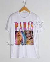 Paris Hilton Retro Graphic T shirt, Vintage Style Y2K Fashion 3XL