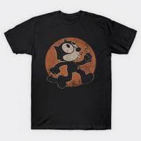 Felix The Cat Vintage Black T shirt Size S-4X Casual M