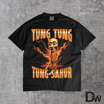 Tung Tung Tung Sahur Italian Brainrot Meme T-Shirt | Surreal Viral Internet Humor Graphic Tee S