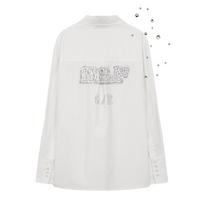 Deviper Half Printed Shirt_White Os/Free