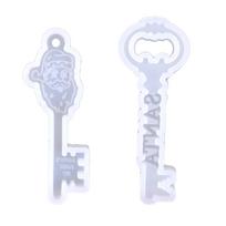 DIY Keychain Charms Silicone Molds Epoxy Casting Jewelry Making Molds with Hole 1