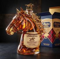 Blanton’s Žirgo formos stiklinis viskio grafinas Kūrybiškas burbono butelis Namų baro dekoracija Kolekcionieriaus vitrina Dovana skaidri