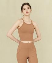 Reina Mora Sweet Spandex Plain Tank Caramelized 2_T935/Free
