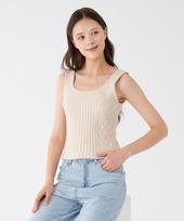 Sup Cable Sleeveless Top (Oy3Skca) Lt-Beige(23)/055
