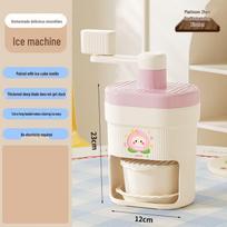 Manual Ice Shaver & Smoothie Maker rožinė