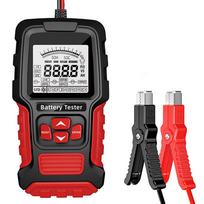 LCD Digital Car Battery Tester Universal Measurement Diagnostic Tool for Vehicle Truck Motorcycle SUV Lead-acid Battery Test 12V 24V Red