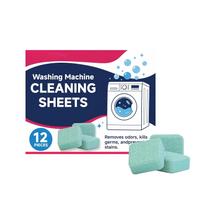 Washing Machine Cleaner Tablets - Deep Cleaner for Front Load and Top Load Washers, 12 Pack One Size mėlyna