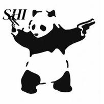 Cartoon Panda Animal Vinyl Decal Sticker Auto Car Window Wall Bumper Decor juoda