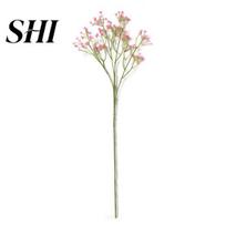 Simulation Plant Realistic Fake Gypsophila Vivid Non-fading DIY Bridal Potted Bouquet Home Artificial Flower Household Supplies Flowers rožinė raudona spalva