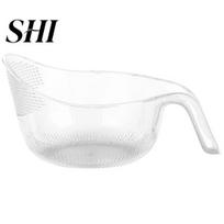 Efficient Rice Washing Tool Machine Multifunctional Easy to Use Streamlined Crystal Clear Strainer Design Quick Drainage Drain And Wash Noodles skaidri