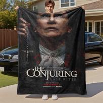 1 vnt. CONJURING LAST RITES Lauko flanelės pledas Minkštas pliušinis dekoras iškyloms, stovyklavimui, miegamajam, žaidimų kambariui ar pietų pertraukai n1211A 75X95CM